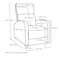 thumbnail image 4 of Moor Bonded Leather Recliner, 4 of 5