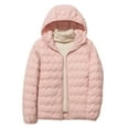 thumbnail image 2 of PiGOGI Women's Solid Color Tops Long Sleeved Zipper Coats Lightweight Jacket Pink 3XL, 2 of 5