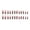 A, variant on French Tip Press-On Nails, Almond,Multicolour, Medium Length, 24 Count,A