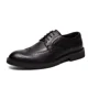 thumbnail image 3 of XIHAHA Zapatos de cuero para hombres Zapatos de vestir de negocios Calzado informal que absorbe los golpes Zapatos de boda resistentes al desgaste, 3 of 5