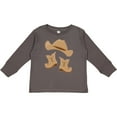 thumbnail image 3 of Inktastic Western Style Boy Boots Boys or Girls Long Sleeve Toddler T-Shirt, 3 of 5