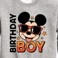 thumbnail image 3 of Mickey & Friends - Mickey Birthday Boy - Toddler And Youth Crewneck Fleece Sweatshirt, 3 of 5