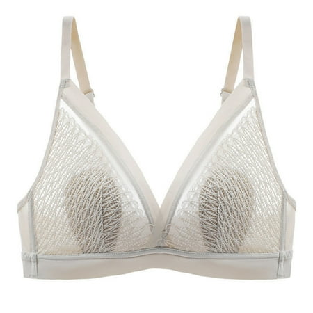 

Ssxinyu Wheel-Free Bra for Women Thin and Breathable Lace Brassiere Underwear