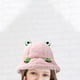 thumbnail image 5 of Sombrero de pescador de felpa para invierno, gorro de pescador, cálido, tamaño de dibujos animados, ligero, sombrero de rana, lindo para damas, Rosa Salvador sombrero de copa, 5 of 8