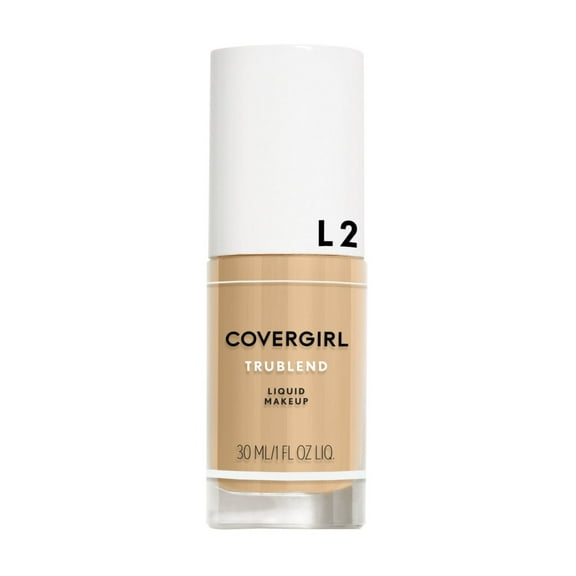 COVERGIRL TruBlend Hydrating Foundation, dewy finish, lasts all day, lightweight, oil-free formula, blurring imperfections, 100% Cruelty-Free