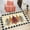 White, variant on Orange Hello Pumpkin Fall Decorative Doormat 30"x17", Autumn Thanksgiving Seasonal Door Mats Durable Entrance Mat for Home Entrance, Outside Entry, Yard, Floor, Patio