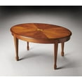 thumbnail image 3 of homeroots Salon 389917 Olive Frêne Ronce Ovale Table Basse, 3 of 3