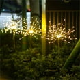 thumbnail image 5 of Outdoor Solar-Powered Firework Flower Lights, Waterproof Courtyard Decoration with Adjustable Shape Design, LED Garden Landscape Lamps for Christmas Holiday Decor, Party & Daily Use, 5 of 6