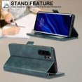 thumbnail image 4 of ELTEKER Huawei P30 Pro Wallet Case,Premium Leather Magnetic Flip Kickstand Handstrap Wallet Case with Card Holder, 4 of 5