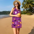 thumbnail image 3 of Balery Halloween2 Vestidos de verano para mujer con estampado: vestido holgado sin mangas, vestido playero informal y cómodo para días calurosos., 3 of 7