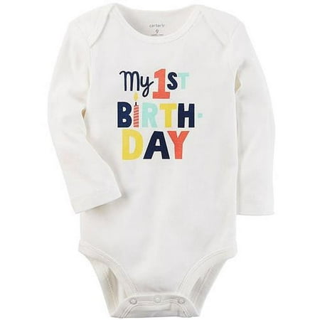 carter's 1st birthday collectible bodysuit 12 months