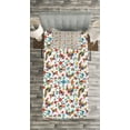 thumbnail image 3 of Ambesonne Mexican Quilted Bedspread Set 2 Pcs, Natural Inspiration Art, Twin Size, Multicolor, 3 of 3
