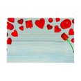 thumbnail image 2 of EGNMCR Valentine's Day Love Placemat Festive Party Dining Room Table Cover Home Kitchen Table Heat Mat Decorations Runner, 2 of 6