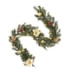 thumbnail image 5 of Guirnalda navideña de flores artificiales con enredaderas, adornos colgantes, vegetación Oro 27 millones, 5 of 9