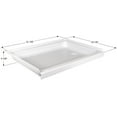 thumbnail image 1 of Icon Shower Pan 15238 Rectangle; Right Hand Drain; Polar White; ABS Plastic, 1 of 2