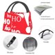 thumbnail image 4 of Fotbe Saying Ho Ho Ho Bolsa Térmica Portátil con Estampado, Bolsa de Entrega de Alimentos Aislada, Bolsa Reutilizable de Gran Capacidad para Comidas y Supermercado, 4 of 6