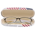 thumbnail image 3 of Blue Light Blocking Glasses Reading Eyeglasses Comfortable Nose Pads Black Gray Spring Hinge High Light Transmittance for Senior for Gaming for Reading, 3 of 8