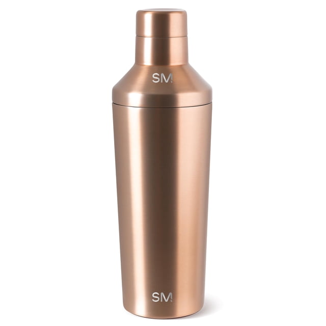 Set de coctelera Simple Modern Boston de acero inoxidable, 600 ml