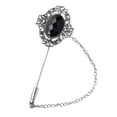 thumbnail image 2 of Vintage Strass Revers Broche Bâton Broche Chaîne Broche mens Cadeaux Partie Bijoux, 2 of 7