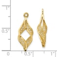 thumbnail image 3 of Primal Gold 14 Karat Yellow Gold Filigree Swirl Earring Jackets, 3 of 3