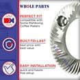 thumbnail image 6 of Whole Parts Espresso Coffee Grinder 65mm Replacement Set of Burrs Part# K30, E65S - Replacement & Compatible with Some Mahlkonig Coffee Makers, 6 of 7