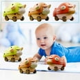 thumbnail image 1 of Mini Coche de Juguete | Vehículo Push and Go con temática de vacas | Movimiento rodante | Efectos de sonido | Material ABS | Color aleatorio | Expresión linda | Regalo divertido e interactivo | 1, 1 of 9