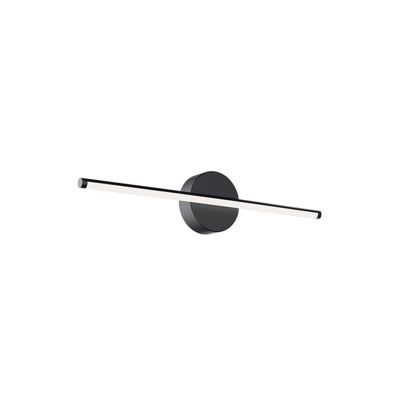 ELZV2402LAJD4BK AFX Elizabeth - 15W 1 LED Bath Vanity-4.75 Inch Tall and 24 Inch Wide-Black Finish