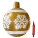 thumbnail image 3 of Navidad Inflable 24 Pulgadas Decorada Al Aire Libre (copo Nieve Dorado), 3 of 4