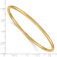 thumbnail image 2 of Bracelet Jonc à Enfiler Tube Rond en Or Jaune 14k 3mm, 2 of 6