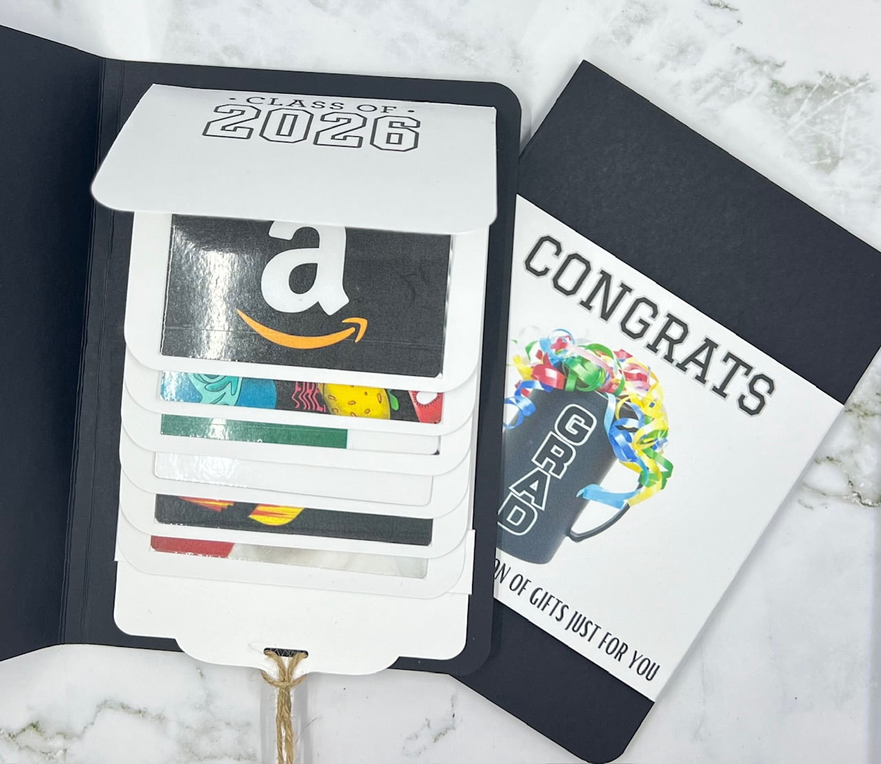 Graduation Waterfall Gift Card Booklet