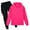 Pink, variant on newwalpole Toddler Kids Tracksuit Boys Girls 2 Piece Sweatsuit Jogging Outfits Jogger Sweatpants Hooded Sweatshirt Fashion Clothing Sets Purple for Size 7-8 Years