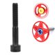 thumbnail image 4 of Tornillo De Perno De Vástago De Bicicleta, Cabeza De Columna M6x40mm, Peso Ligero, Perno De Tapa De Auricular De Aleación De Titanio Para Bicicleta De Montaña ANGGREK Negro, 4 of 8