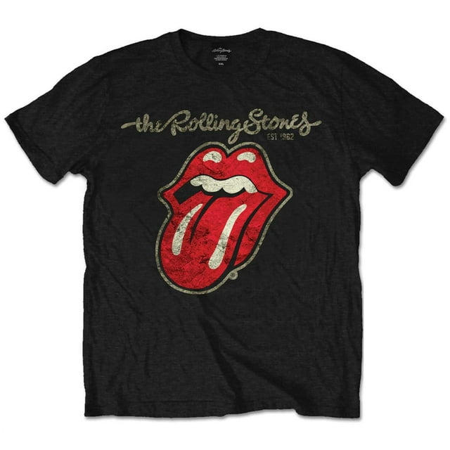 The Rolling Stones T-Shirt en Coton Langue pour Garçons/filles