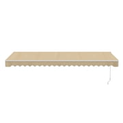 ALEKO 16 x 10 ft Sand Motorized Retractable Patio Awning