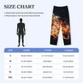 thumbnail image 4 of Disketp Tennis Ball In Fire1 Men's Pajama Pants - Ultra Soft Fleece Sleep and Lounge Pants (Size: S-XXL)-XX-Large, 4 of 6