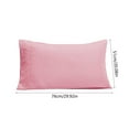 thumbnail image 6 of InsCrazy Pillow Cover, King Size, Pillow Cases - 2 Pack - Envelope Closure - Soft Brushed Microfiber Fabric - Shrinkage and Fade Resistants Pillow Covers 20 X 30 Inches, 6 of 8