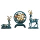 thumbnail image 2 of Estatuas de ciervos de resina, figuras de renos, gabinete de ilustraciones, figura de animal, escultura de alce para decoración del día de San Valentí Azul, 2 of 10