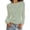 Striped Beige Green, variant on PRETTYGARDEN Long Sleeve Striped Shirts for Women Soft Ribbed Knit ,Y2k Tshirt,Slim Fit Layering,Cute Tops,Basic Tee,Business Casual Outfits,Spring Fall Trendy Clothes