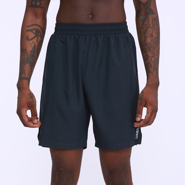 Hombre Pantalones cortos deportivos Cintura elástica Bolsillos laterales Diseño de hendidura Pantalo Abanopi Pantalones cortos deportivos para hombre