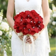 20 Pcs Hydrangea Heads Artificial Flowers Heads and Stems Fake Hydrangea Flowers for Home Wedding Decor