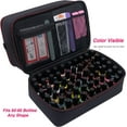 thumbnail image 3 of Extra Large Nail Polish Organizer Case, Holds 60-66 Bottles, Includes Nail Dryer Storage, 3 of 6