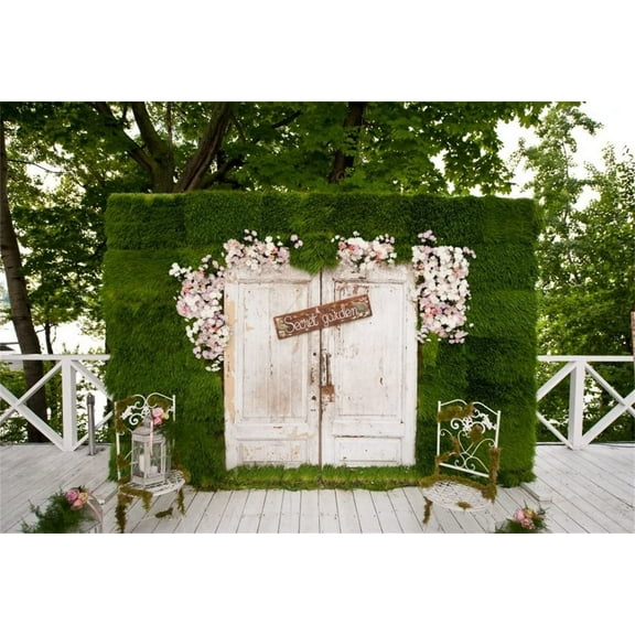 Secret Garden Backdrop Wedding Photography Background Flowers Bridal Shower Girlfriend Artistic Portrait Party Drape Photo Shoot Studio Props