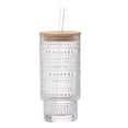 thumbnail image 1 of Mainstays Clear Glass Tumbler with Dotted Patterns, 1 of 6