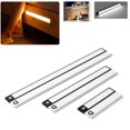 thumbnail image 1 of Luz Led para debajo de los muebles de cocina, Sensor de luz Led, movimiento recargable por Usb para armario de cocina, armario, dormitorio, luz de cama, 1 of 3