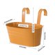 thumbnail image 2 of Cubo De Metal Con Gancho Desmontable Cubo De Almacenamiento Colgante Para Cerca Ventana Patio Jardín Kearding HA042815-01, 2 of 6
