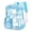 Blue, variant on Large Clear Backpack Heavy Duty Stadium Approved See Through Backpack Waterproof Transparent Backpacks Clear Book Bag with Reinforced Strap for School Work Travel, Black Daisy