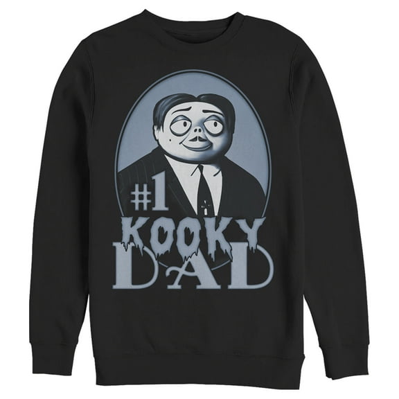 Men's Addams Family #1 Kooky Dad Gomez Addams  Sweatshirt Black X Large