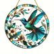 thumbnail image 1 of 8 X 8inch Blue Peakbird For Window Hanging Windows Indoor Outdoor For Home Garden Ornaments Sea Beach Decor Gift For Family, 1 of 9