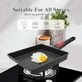 thumbnail image 3 of Japanese Omelette Pan Nonstick, Large Tamagoyaki Pan with Detachable Handle, Oven Safe, 9 x 8, 3 of 5