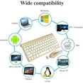 thumbnail image 2 of LINLIN Wireless Keyboard & Mouse, Portable Wireless Keyboards and Mouse Combo 2.4G Full-size Quiet DPI Adjustable Mouse for Windows, Mac OS, Laptop Smart TV-UK Layout, 2 of 8